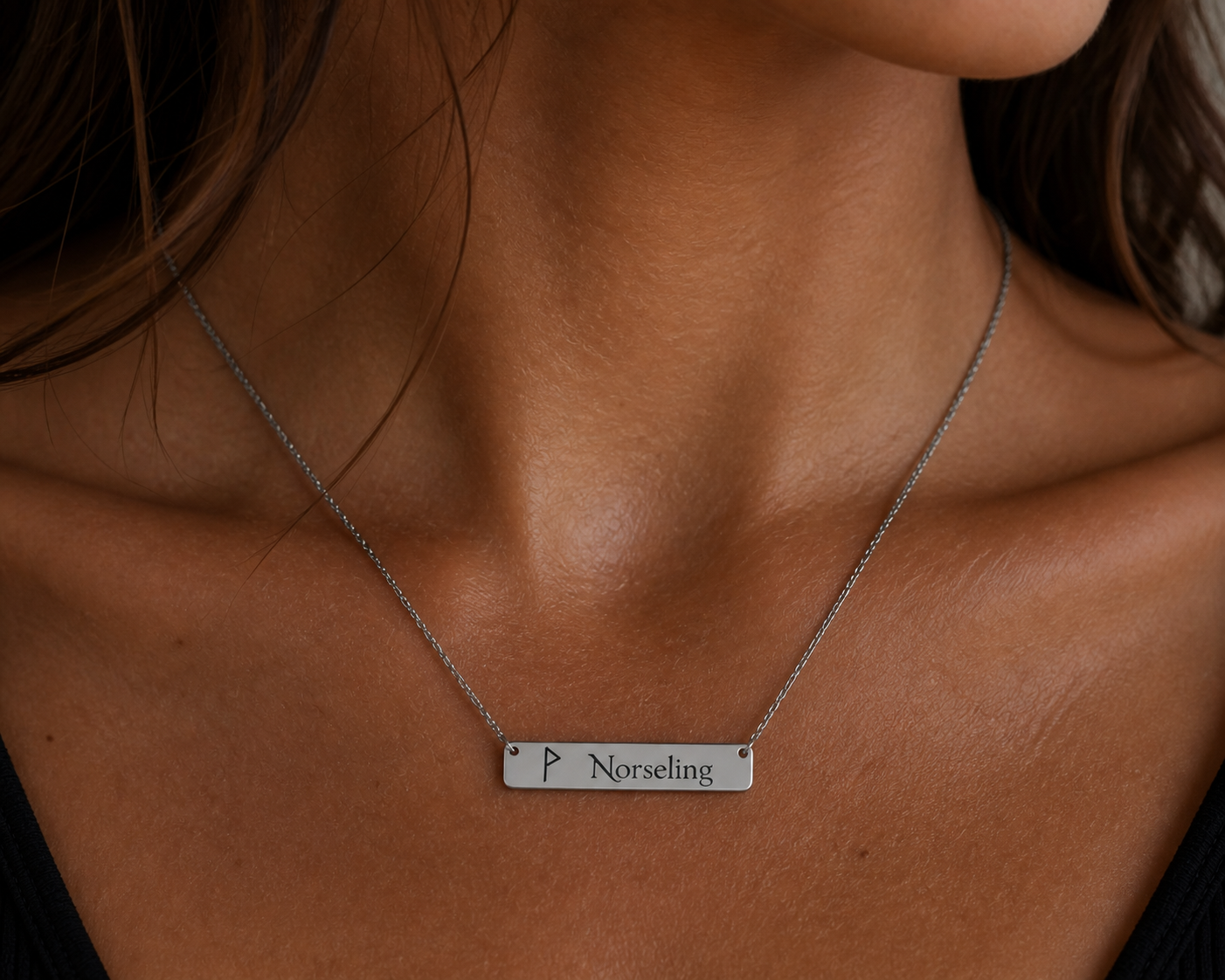 Norseling Horizontal Bar Necklace