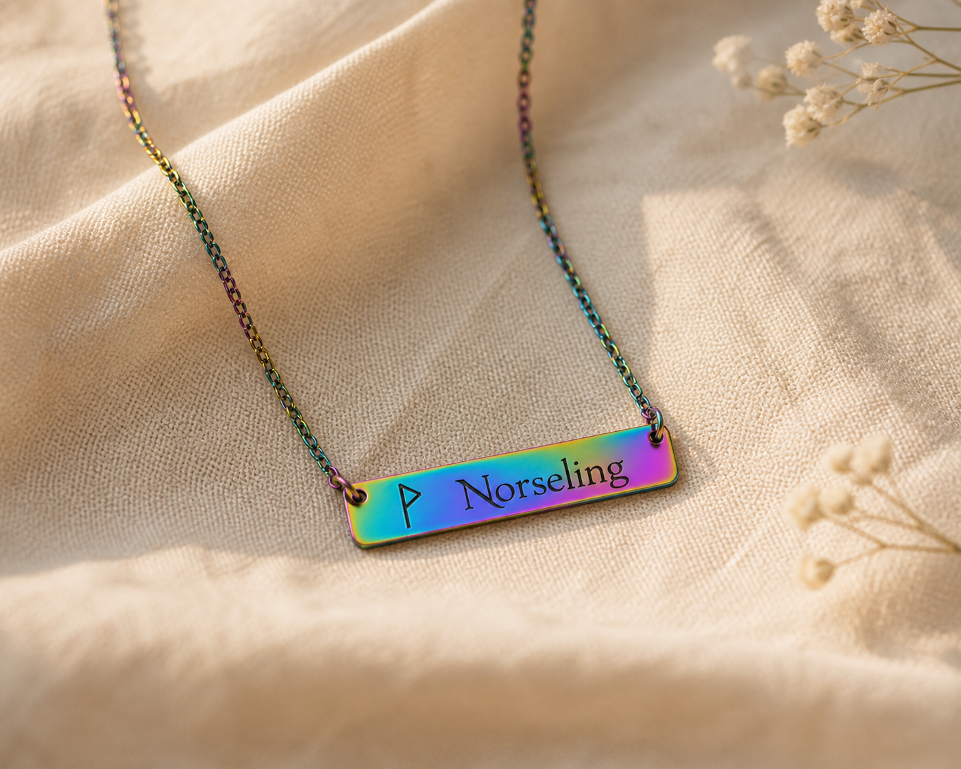 Norseling Horizontal Bar Necklace
