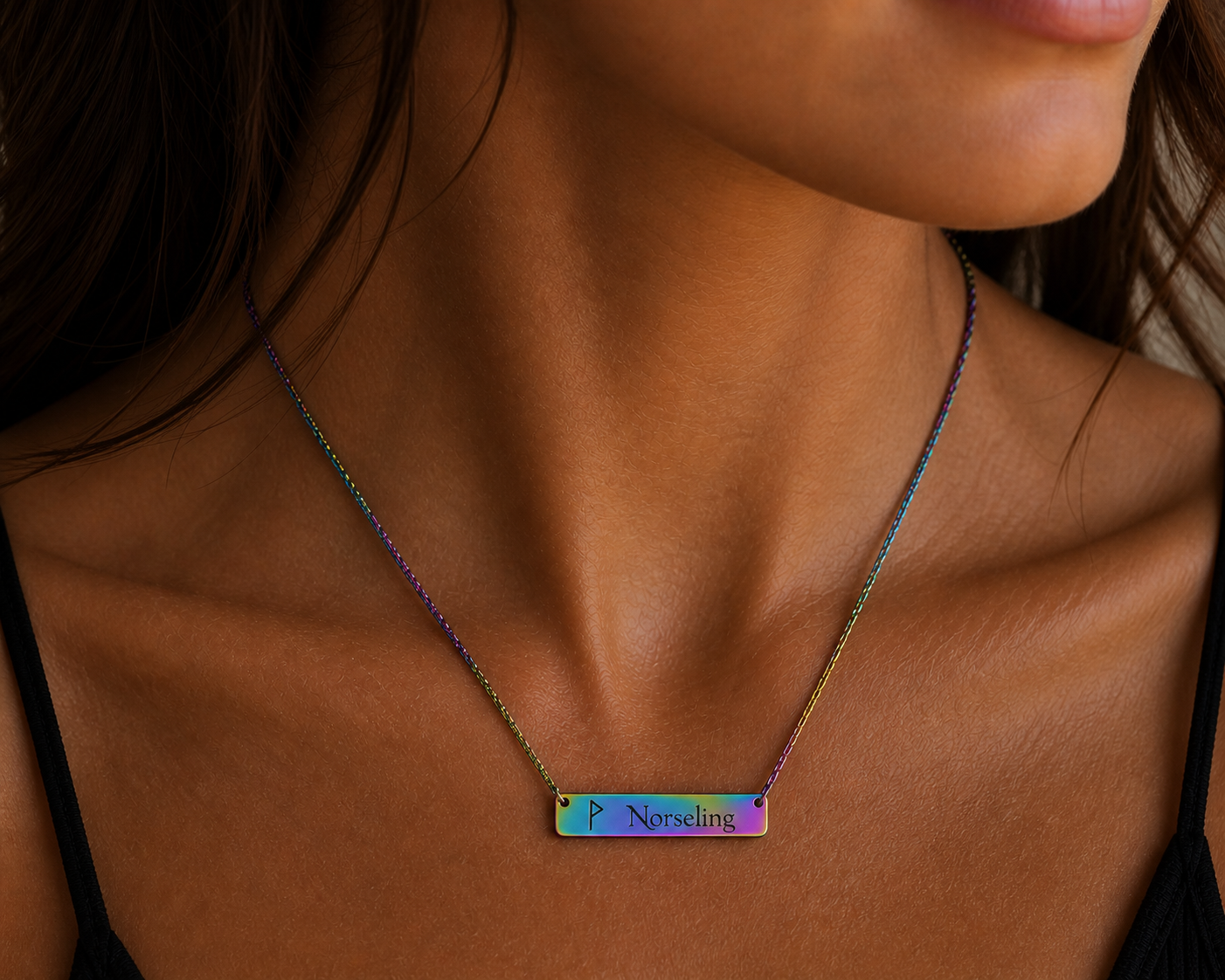 Norseling Horizontal Bar Necklace