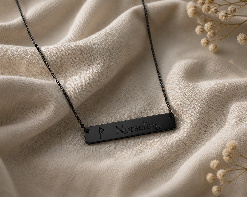 Norseling Horizontal Bar Necklace