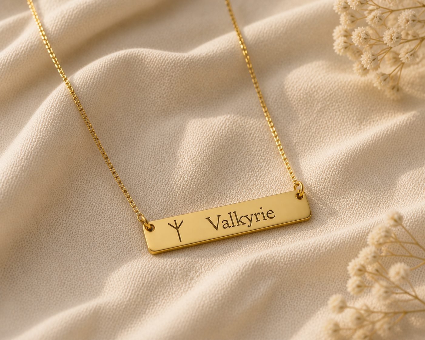 Valkyrie Horizontal Bar Necklace