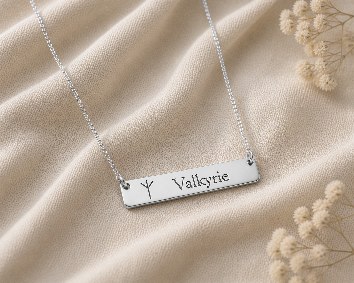 Valkyrie Horizontal Bar Necklace