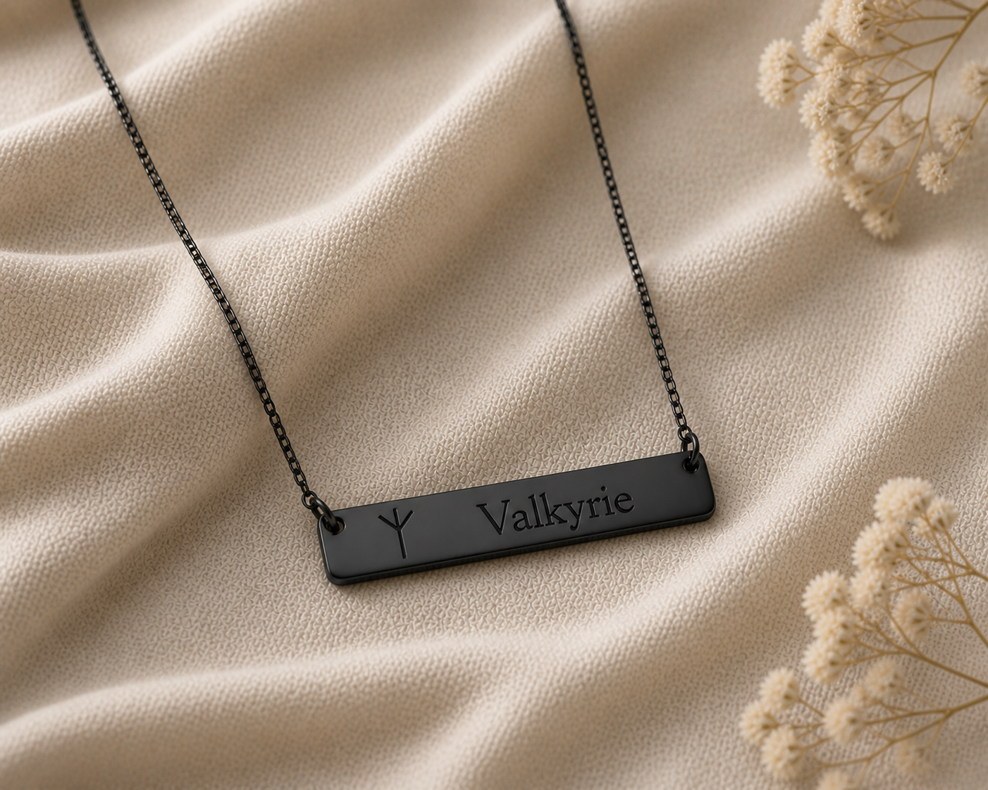 Valkyrie Horizontal Bar Necklace