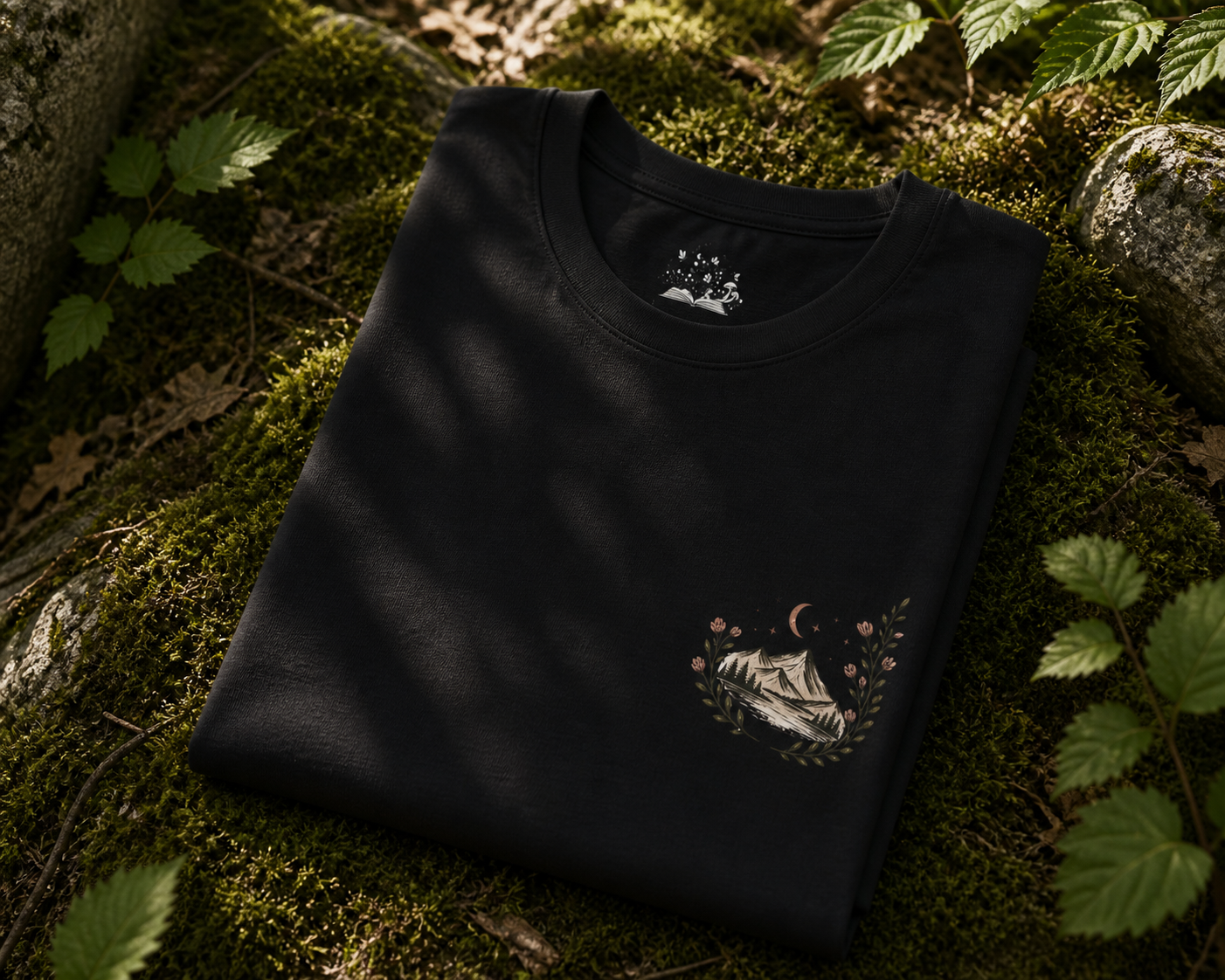 The Norseling Mountain Moon T‑Shirt