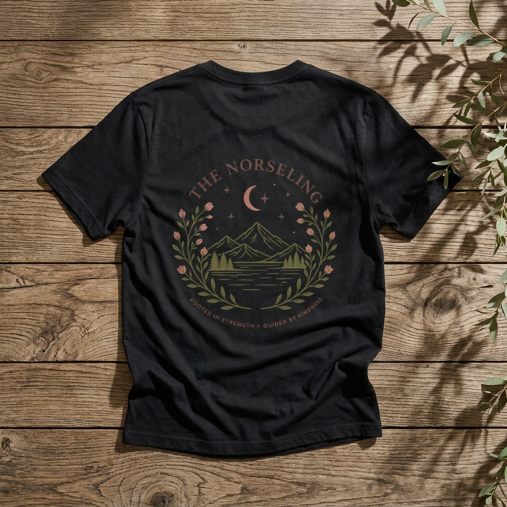 The Norseling Mountain Moon T‑Shirt