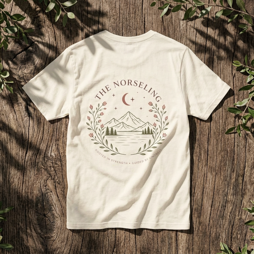 The Norseling Mountain Moon T‑Shirt