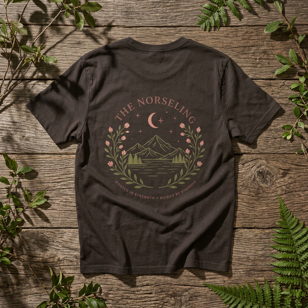 The Norseling Mountain Moon T‑Shirt