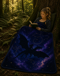 Dragon Rider Fleece Blanket