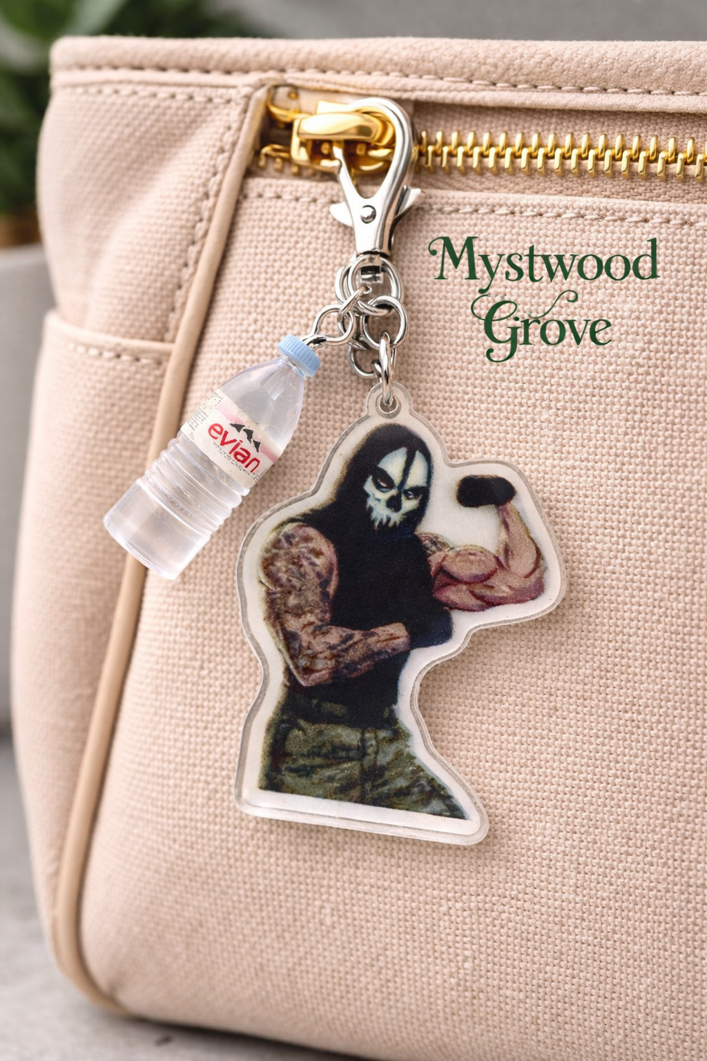 “Norse” Flexing Skull Keychain – Tiny Gains, Big Attitude